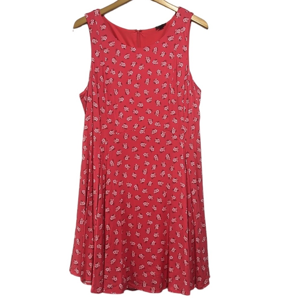 Torrid Pink Floral Flowy Dress Women Plus Size 14